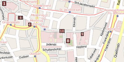 Meir  Antwerpen Stadtplan