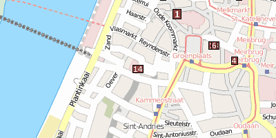 Plantin-Moretus-Museum Stadtplan