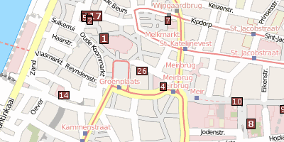 Vlaamse Opera Stadtplan